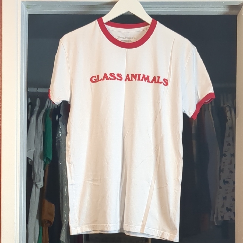 Glass Animals White and Red T-Shirt